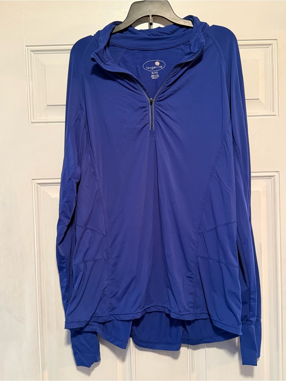 Tangerine Royal Blue Performance Quarter-Zip